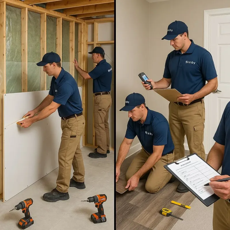 Repairs and Reconstruction process in East Milton, FL