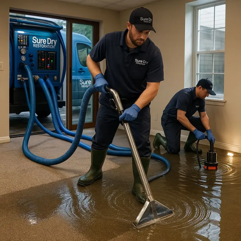 Water Extraction and Removal process in East Milton, FL